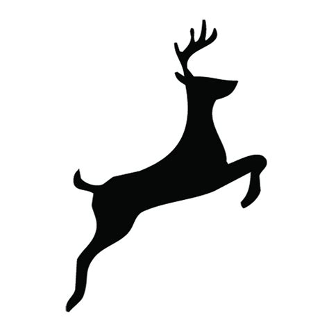 reindeer clip art black and white|More.